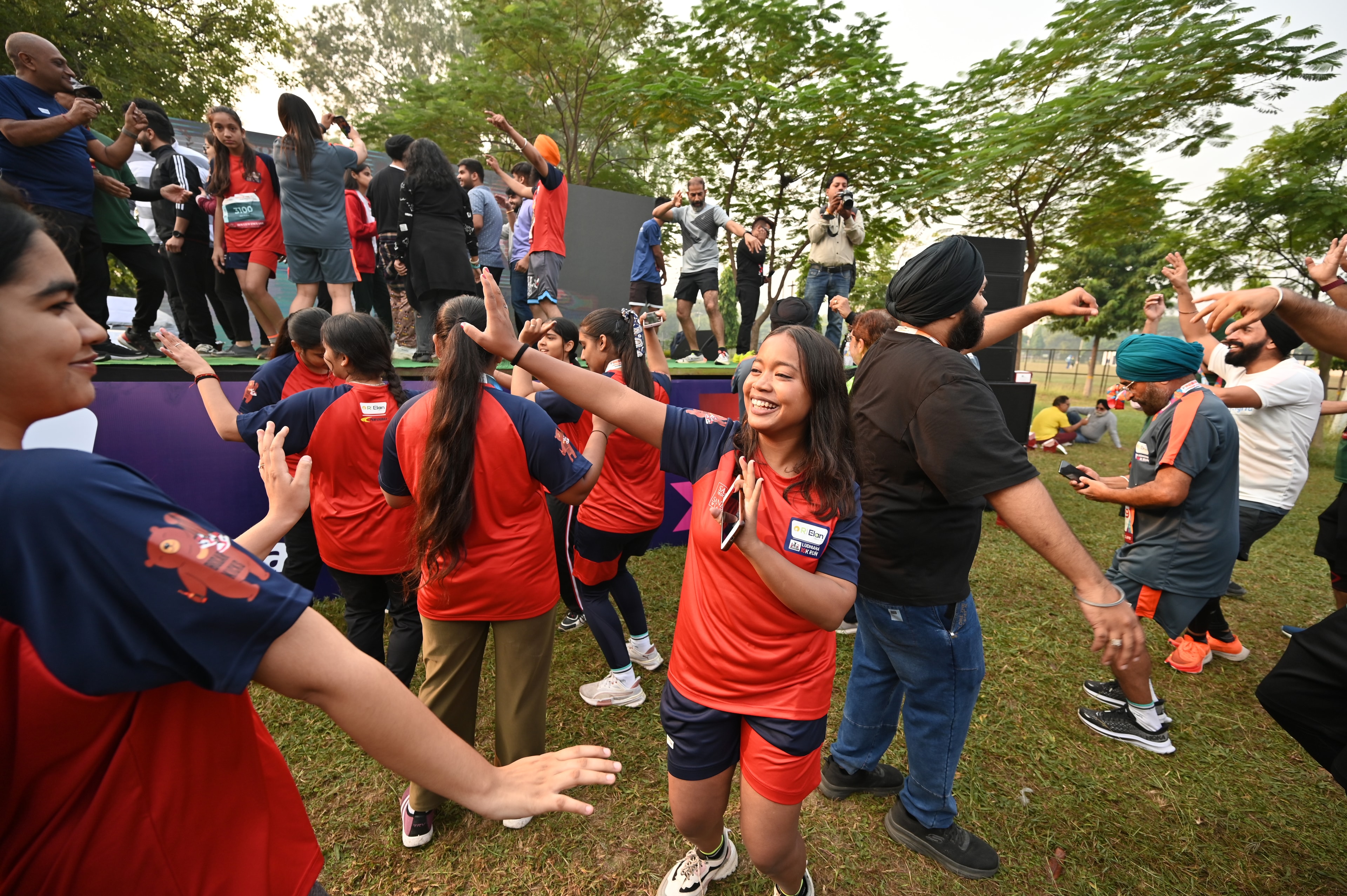 Post-race celebration and dance 2023